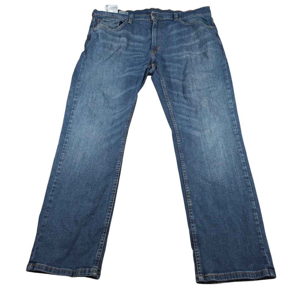 Levi's 559 Relaxed Straight Jeans Mens 36x30 (FITS 37x30) Blue Stretch READ